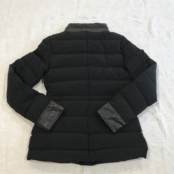 RAOUL**Black Coat Hooded w/Leather US 2**$1250 - Picture 5 of 8